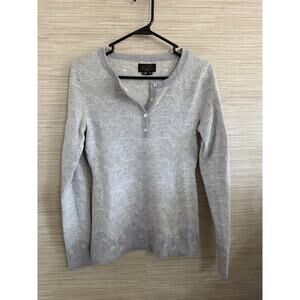 Icelandic Design Reykjavik Henley Sweater Women's size Small